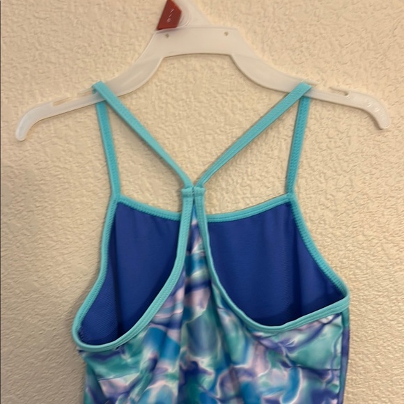 Hurley Blue and White One Piece Swimsuit - Picture 4 of 8